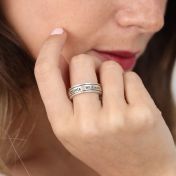 Classic Engraved Spinner Ring [Sterling Silver]