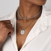 Collana a Catena Corda Classica [Acciaio Inossidabile]