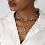 Collana a Catena Corda Classica [Acciaio Inossidabile]