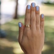 Classic Engraved Ring [Gold Plated]