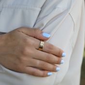 Classic Engraved Ring [Gold Plated]