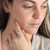 Anello Cuore Mio con Nome [Argento 925]