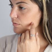 My Heart Engraved Promise Ring [Sterling Silver]