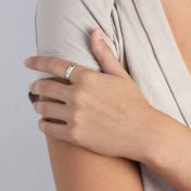 My Heart Engraved Promise Ring [Sterling Silver]