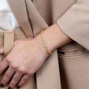 Classic Rope Chain Bracelet [Gold Plated]