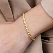 Classic Rope Chain Bracelet [Gold Plated]