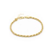Classic Rope Chain Bracelet [Gold Plated]