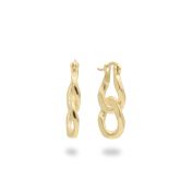 Classy Link Chain Earrings [18K Gold Vermeil]