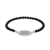 Clear Mark Onyx Coordinates Bracelet [Sterling Silver]