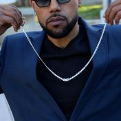 Chaîne à Maillons Cubains avec Prénoms [Argent 925]