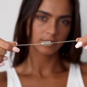 Family Treasure Name Necklace [18K Gold Plated / Sterling Silver]