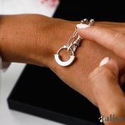 Felicity Gliederkette mit Gravur [Sterlingsilber]