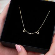 Helena Initialen Ketting [18K Goud Vermeil]