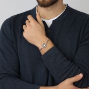 Der echte Norden Kompass Armband mit Gravur - Venezianerkette