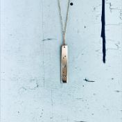 I Love You Necklace - Sterling Silver