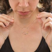 A Mother's Heart Necklace [Rose Gold Plated]