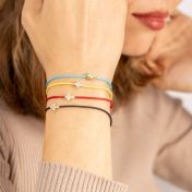Crystal Cross Bracelet [18K Gold Plated]