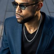 Cross Cuban Link Chain With Names - 5mm [Sterling Silver]