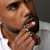 Cross Diamond Men Name Bracelet - Green Tiger Eye