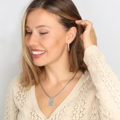 Kruis Tag Ketting [Sterling Zilver]