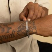 Cuban Link Chain Signature Bracelet 