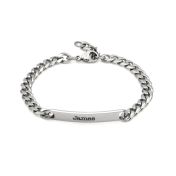 Cuban Link Chain Signature Bracelet 