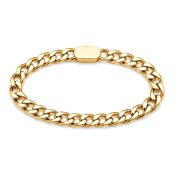 Cuban Link Chain Bracelet [Gold Plated]