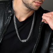 Infinity Charm Cuban Link Chain With Names