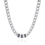 Infinity Charm Cuban Link Chain With Names
