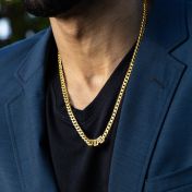 Cuban Link Chain With Names - 5mm [18K Gold Vermeil]