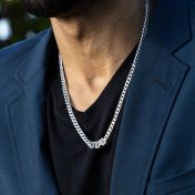  Cuban Link Chain With Names [Sterling Silver]