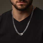 Personalized Cuban Chain with Nano Bible