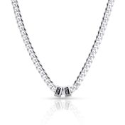  Cuban Link Chain With Names [Sterling Silver]