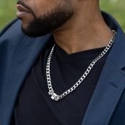 Personalized Cuban Chain with Nano Bible