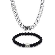 The Heritage Cuban & Black Onyx Set