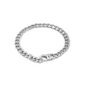 Classy Curb Chain Initial Bracelet [Stainless Steel]