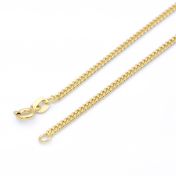 Curb Chain Necklace for Men - 14 Karat Gold
