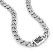 Cuban Link Chain With Name - Horizontal [8mm]