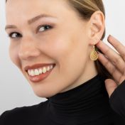 Gekoesterde Plek Kaart Oorbellen [18K Goud Vermeil]