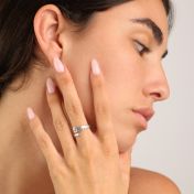 Signature Style Crystal Ring  [Sterling Silver]