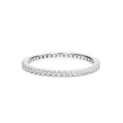 Thin Classic Crystal Ring [Sterling Silver]