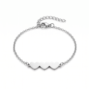 Trio Heart Bracelet
