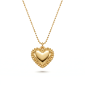 Puffy Heart Necklace