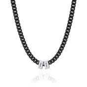Dark Cuban Link Chain with Iced Charms