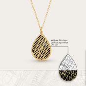 Cherished Spot Silhouette Map Necklace [18K Gold Vermeil]