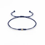 Talisa Stars Diamond Bracelet - Blue String [14 Karat Gold]-2
