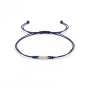 Talisa Stars Diamond Bracelet - Blue String [14 Karat Gold]-2