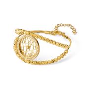 Crystal Spot Map Bracelet [Gold Plated]