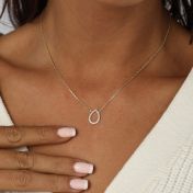 Drop of Sparkle Necklace [18K Gold Plated]