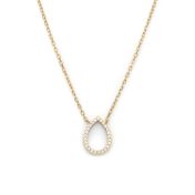Drop of Sparkle Necklace [18K Gold Plated]